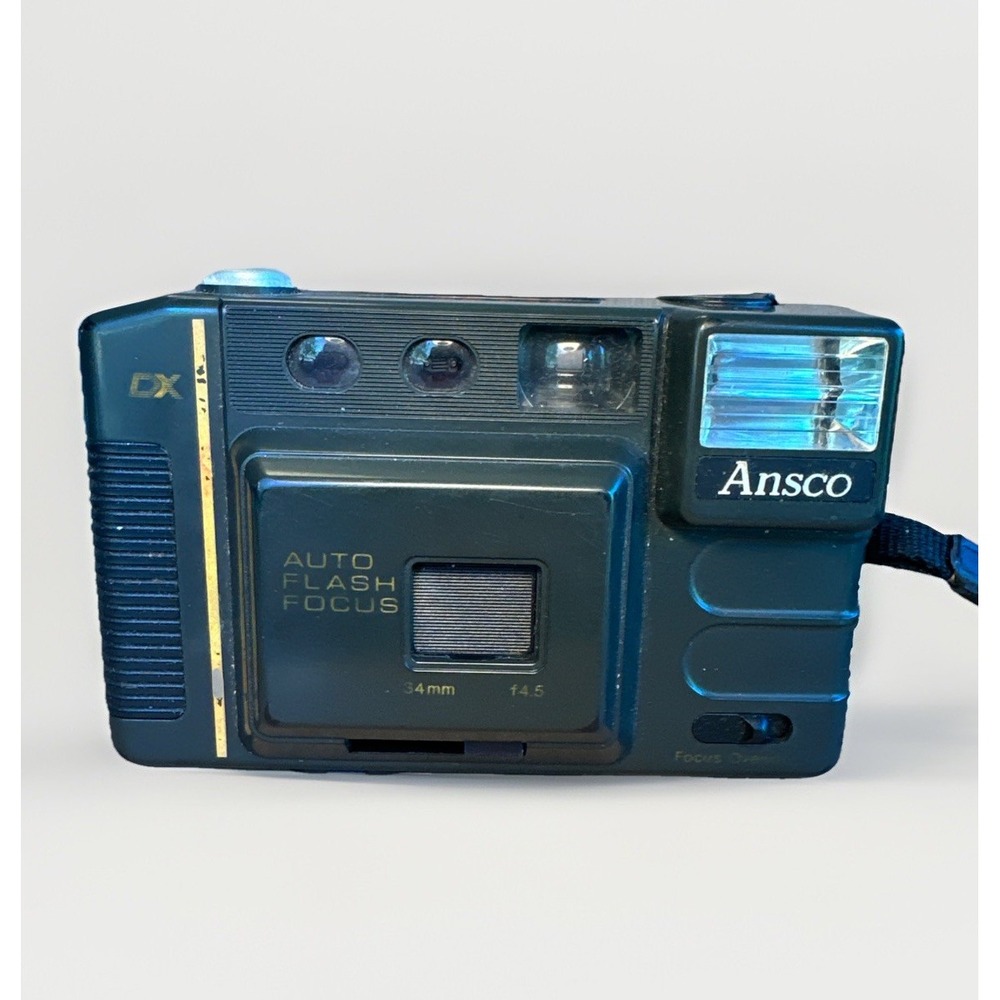 VINTAGE Ansco 35AFF Sensor Control‎ Point Shoot 35mm Film Camera 34mm f/4.5 Lens